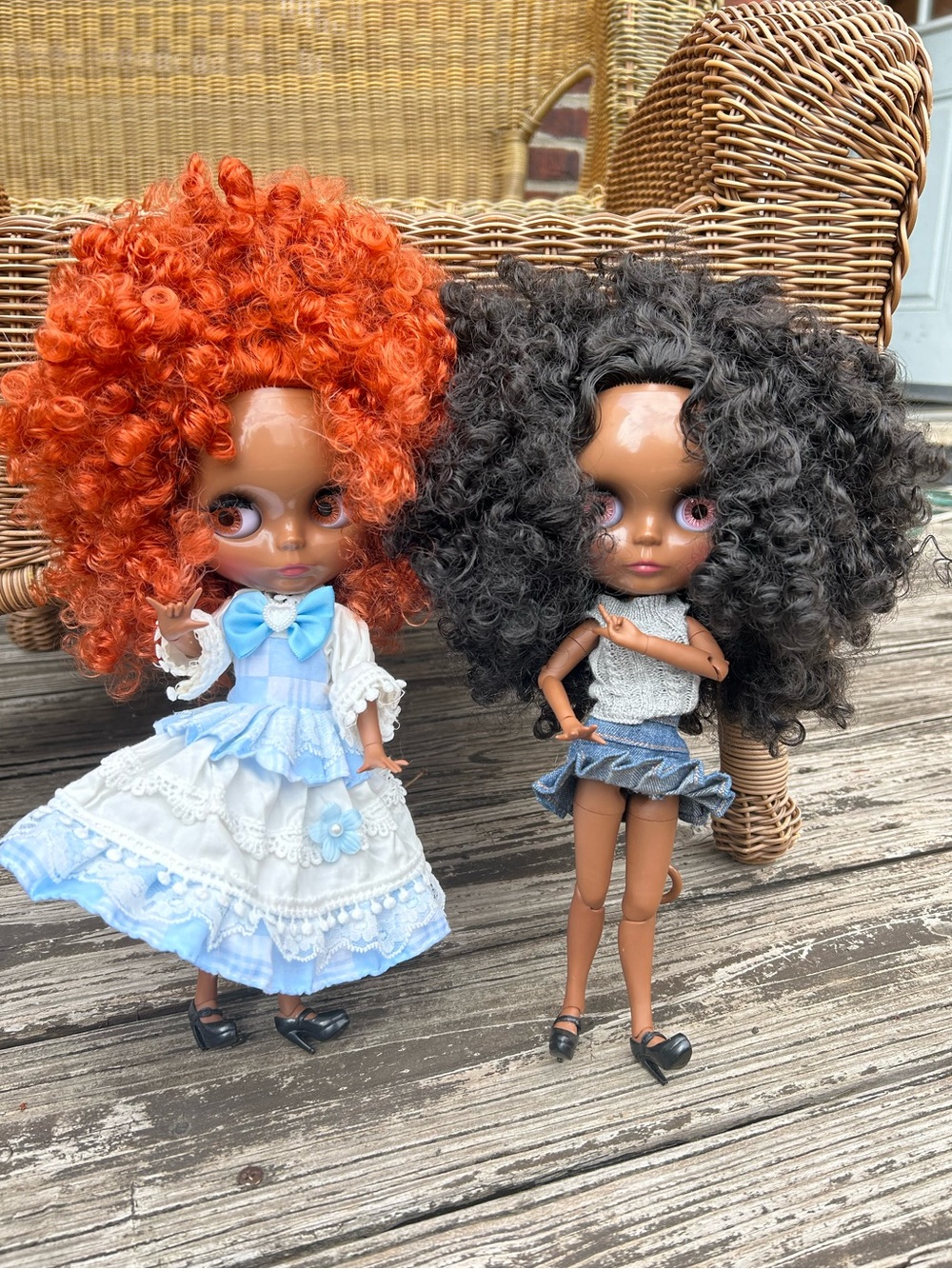 Two Custom Blythe Dolls